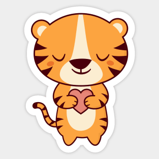 My Sweet Kawaii Cute Tiger Sticker